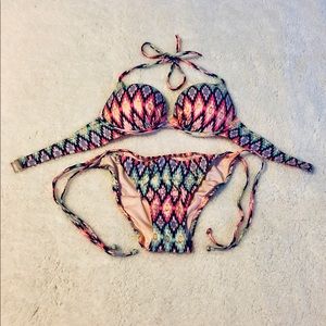 Multicolored Bombshell Bikini